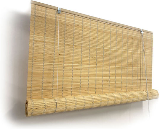 Woodware Shade Blind Bamboo in Beige Color L120xH220cm