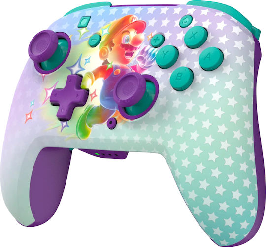 Turtle Beach Super Mario Invincible Ασύρματο Gamepad για Switch Λευκό