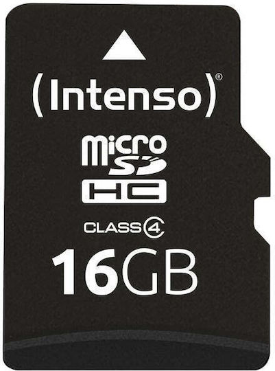 Intenso microSDHC 16GB Class 4 Default Speed 21MB/s with Adapter