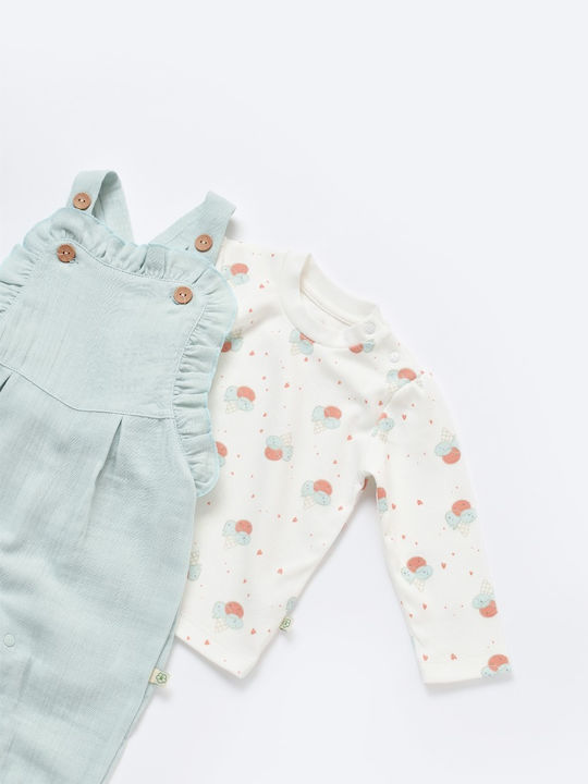 Kinder-Set mit Shorts Sommer 2Stück Grün