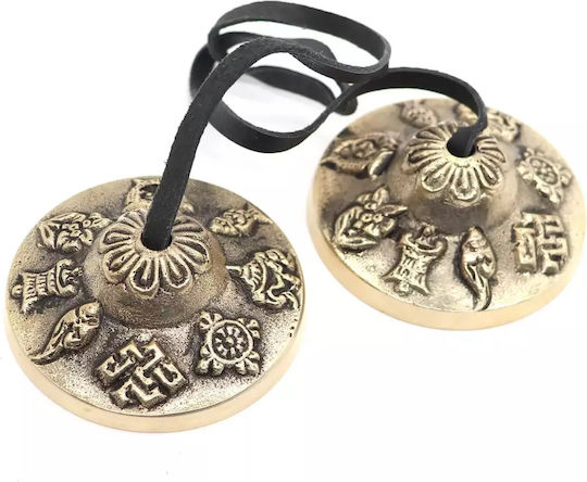 Ancient Wisdom Meditation Cymbals Cymbala 7cm with Storage Pouch