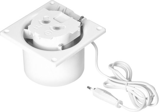 Orno Wall-mounted Ventilator Bathroom 100mm White