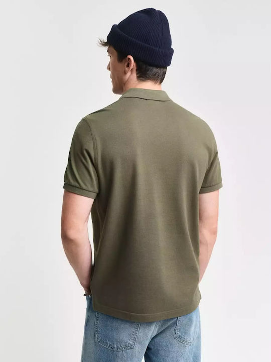 Polo Short Sleeve Blouse Olive