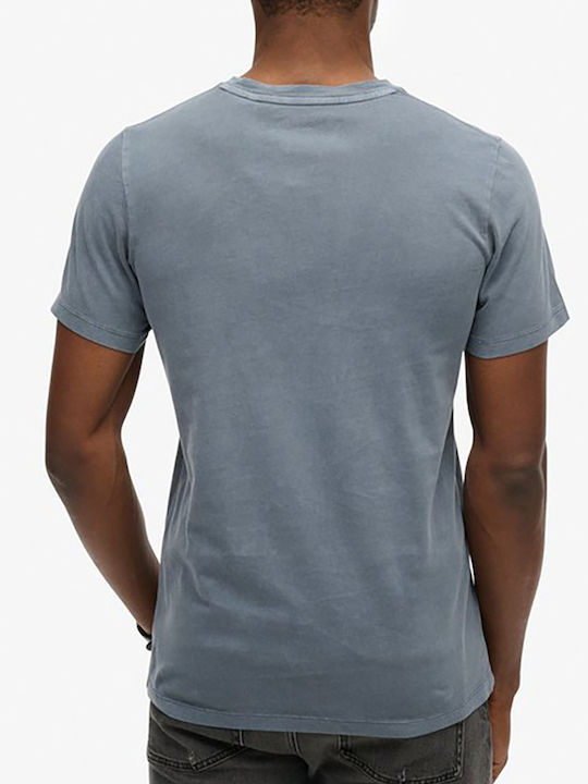 D2 Ovin T-shirt Blue, Washed Faded Navy