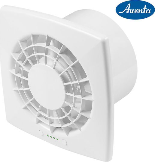 Awenta Επιτοίχιος Εξαεριστήρας Μπάνιου 150mm Λευκός