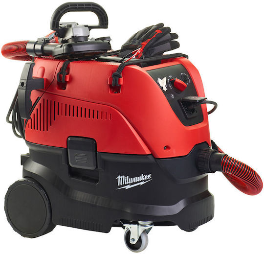 Milwaukee AS 30 LAC Σκούπα Υγρών / Στερεών 1200W με Πλαστικό Κάδο 30lt