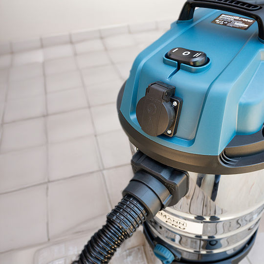 Bormann Pro BVC3410 Vacuum Wet / Dry 1400W with Stainless Bin 30lt