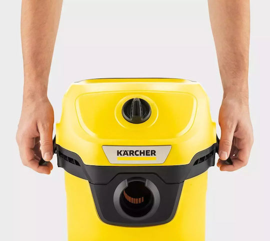 Karcher WD 3 V-17/6/20 CAR Vacuum Wet / Dry 1000W with Plastic Bin 17lt
