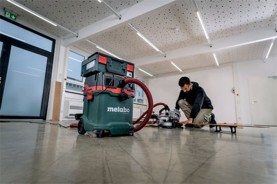 Metabo ASA 30 M PC Σκούπα Υγρών / Στερεών 1200W με Πλαστικό Κάδο 30lt