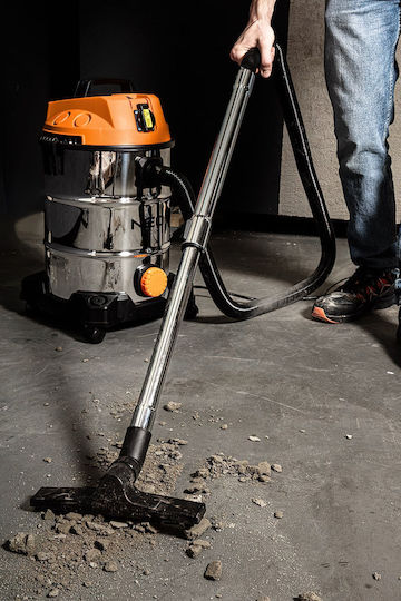 Neo Tools Staubsauger Flüssigkeiten / Feststoffe 1400W mit Kunststoff Behälter 30Es