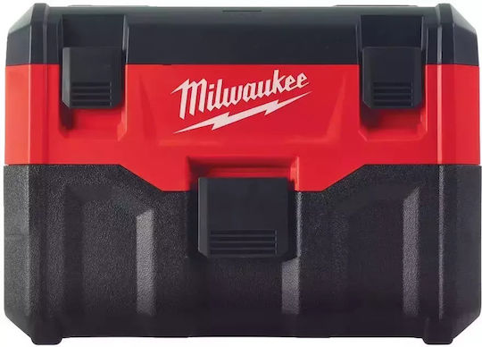 Milwaukee M18 VC2-0 Rechargeable Vacuum Wet / Dry Without Charger and Battery with Plastic Bin 7.5lt
