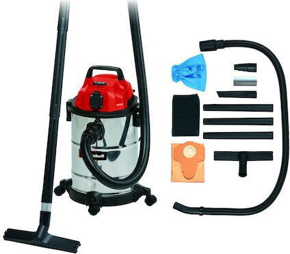 Einhell Tc-vc 1820 Σκούπα Υγρών / Στερεών 1250W με Ανοξείδωτο Κάδο 20lt