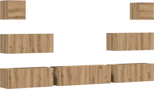 Unitate TV pentru sufragerie Technical Oak
