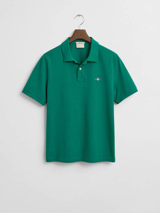 Polo Short Sleeve Blouse Deep Green