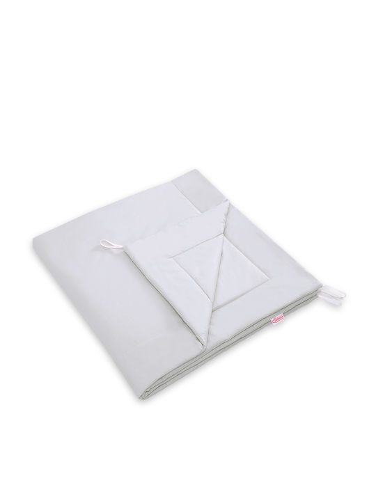 Tipi Zelt Kinder + Matte + Kissen + Federhängesystem Grau