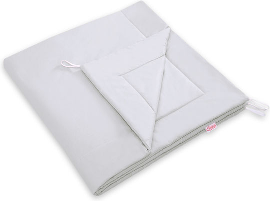 Tipi Tent Kids + Mat + Cushions + Feather Hangings Gray