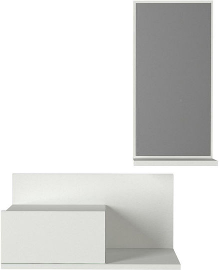Rodos Mobilier de Intrare cu Oglindă 60x30x100buc