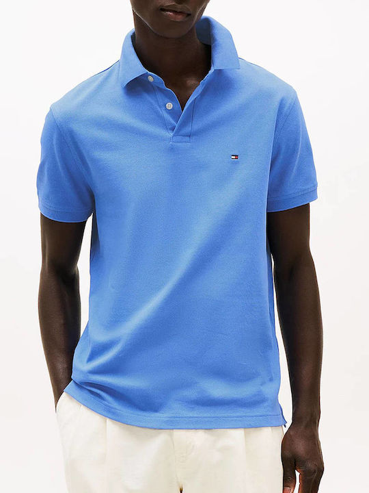 1985 Polo Bluza Tricou Cu Mânecă Scurtă Albastru Deschis