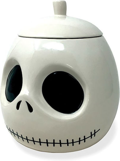 Pyramid International Nightmare Before Christmas: Jack Skellington Μπισκοτιέρα Λευκή Κεραμική