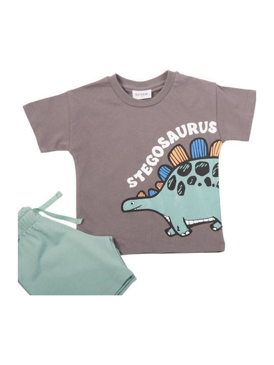 Kinder-Set mit Shorts Sommer 2Stück Anthracite