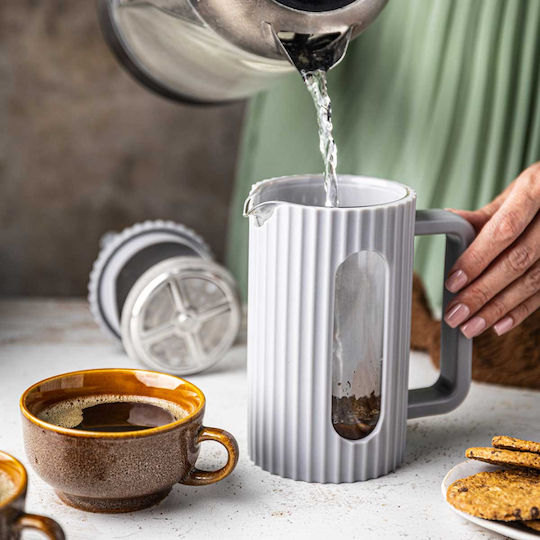 Klausberg Cafetieră cu Filtru Manual Din Plastic Gri 600ml