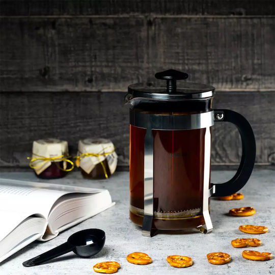 KING Hoff Manual Filter Coffee Maker Stainless Steel Silver 600ml