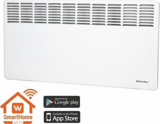 Warmtec Θερμοπομπός Τοίχου 1500W με Ηλεκτρονικό Θερμοστάτη και WiFi Λευκό