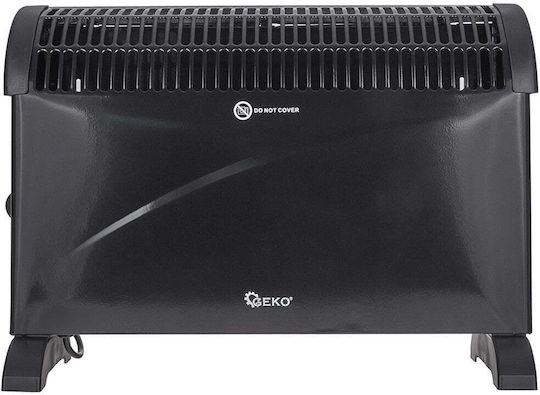Geko Konvektorheizung Wand 2000W 53.5x38.5cm Schwarz