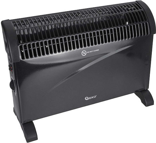 Geko Konvektorheizung Wand 2000W 53.5x38.5cm Schwarz