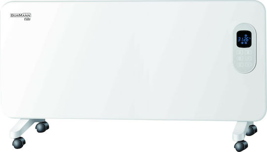 Bormann BEH5050 030706 Konvektorheizung Boden 2000W mit elektronischem Thermostat 96x47cm Weiß