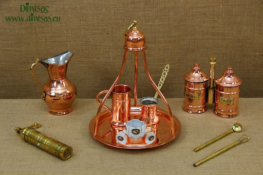 Sidirela Coffee Pot Hot Sand Brewer Copper Νο4 in Copper Color