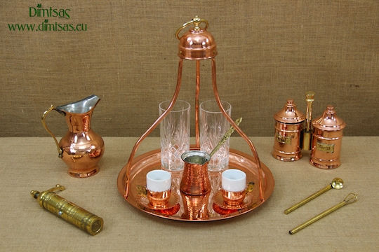 Sidirela Coffee Pot Hot Sand Brewer Copper Νο4 in Copper Color