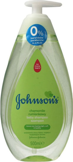 Johnson & Johnson Σαμπουάν με Χαμομήλι 500ml με Αντλία