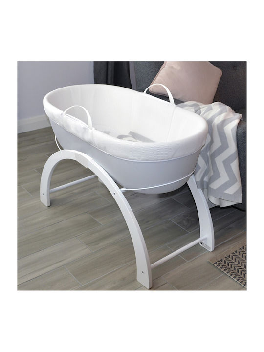 Shnuggle Plastic Moses Basket Dreami Moses with Stand Beige