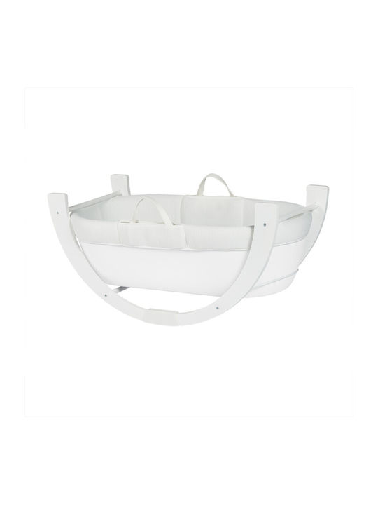 Shnuggle Plastic Moses Basket Dreami Moses with Stand Beige