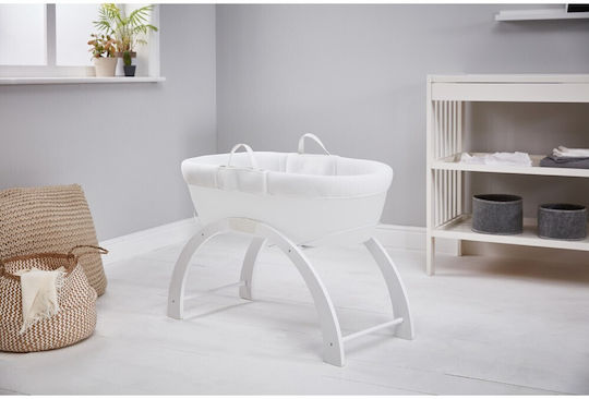 Shnuggle Plastic Moses Basket Dreami Moses with Stand Beige