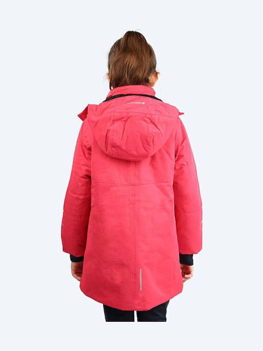 Kids' Casual Jacket Short with Hood Pink