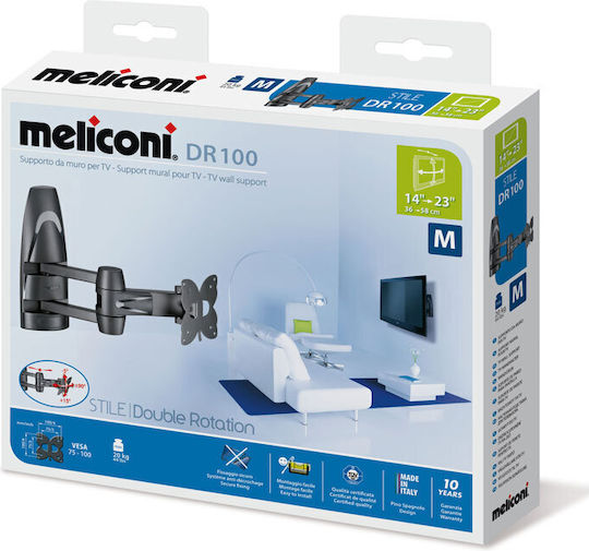 Meliconi Stile 070-0281 Стойка за телевизор Стенен с рамо