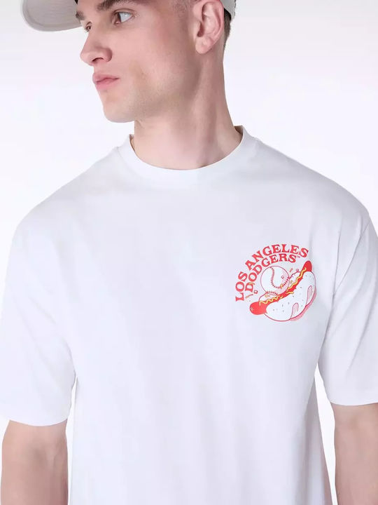 Los Angeles Dodgers Mlb Food T-shirt Off White