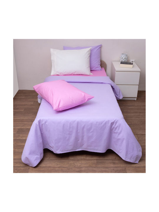 Viopros Baby Duvet Cover Set With Pillowcase White 120x160cm