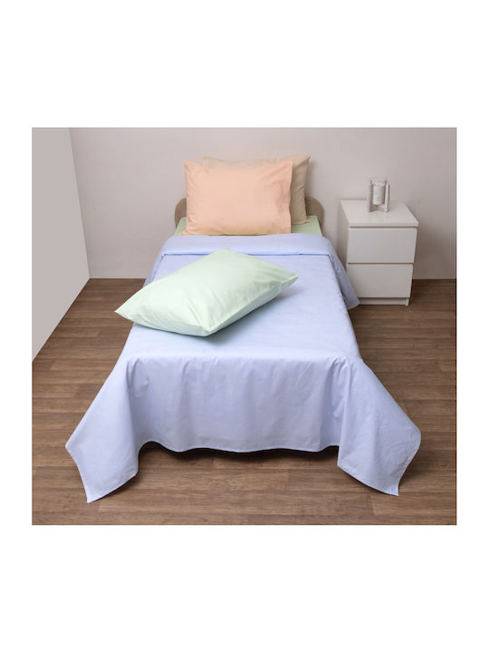 Viopros Duvet Crib Cotton Light Blue 120x160cm