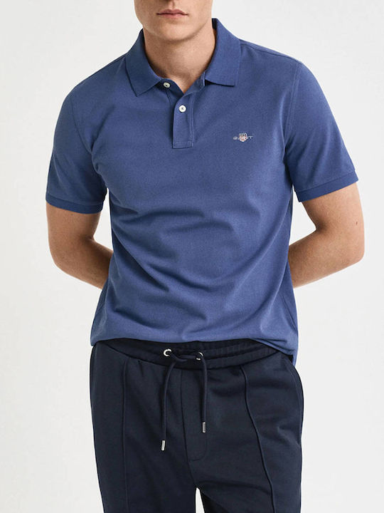 Polo Short Sleeve Blouse Dusty Navy