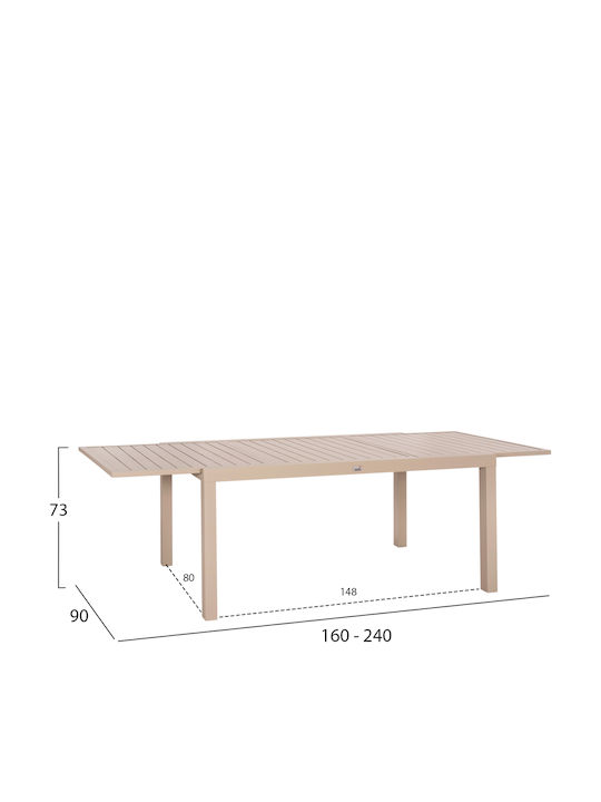 Garten- und Outdoor-Möbelsets Typsatz Speisesaal 7 Stücke Herstellerfarbe Sambün