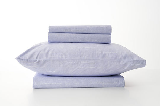 Charalambidis Textiles Sheet Sets Queen 240x260cm. Salonica Lilac 4pcs
