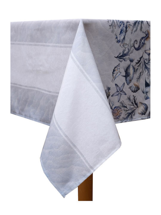 Viopros Tischtuch Muschel Shell 140x220cm