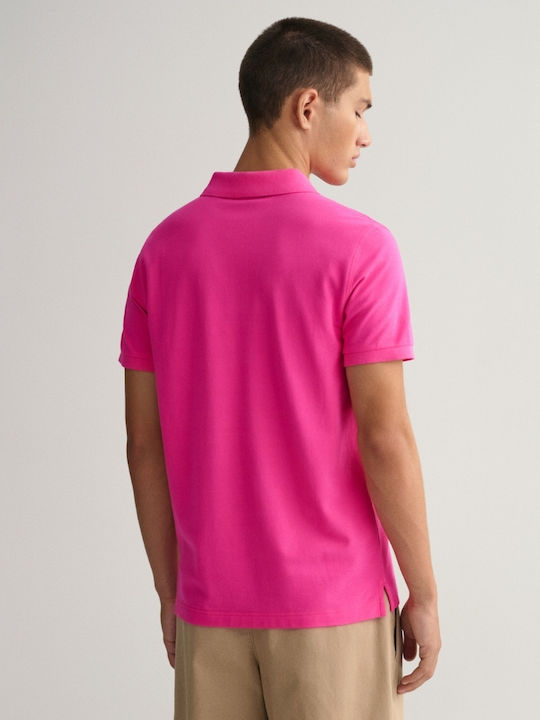 Gant Polo T-shirt Φούξια Gant Polo T-shirt Φούξια