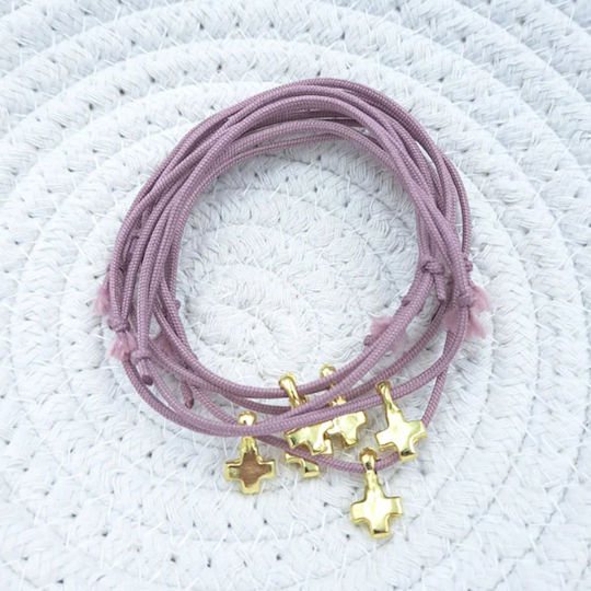 Kymi Taufe Anhänger Armbänder Lila 50 Stück