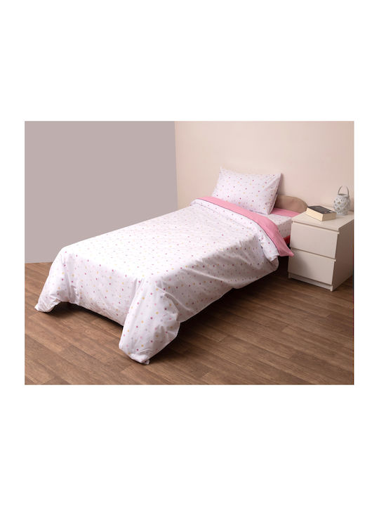 Viopros Duvet Set Semi-double 180x240cm Pink 2pcs