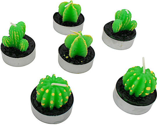 Tealights Aromatic in Green Color 6pcs