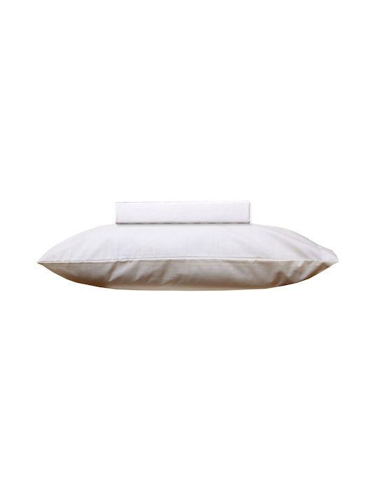 Viopros Σετ Κουβερλί Μονό Βαμβακερό Μπεζ 160x240cm 2τμχ
